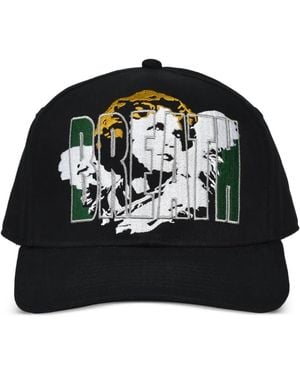 BREATH Embroidered-Logo Baseball Cap - Black