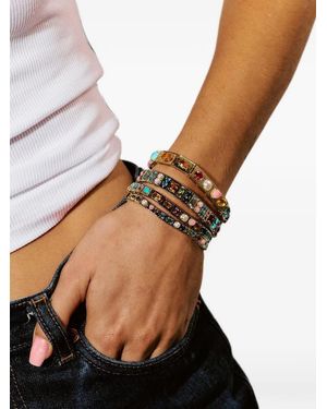 TYPE JEWELRY Bracelet Leggo À Pierres Variées - Metallic