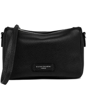Gianni Chiarini レザークラッチバッグ - ブラック
