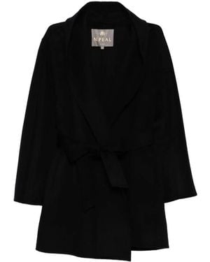 N.Peal Cashmere Cash コート - ブラック