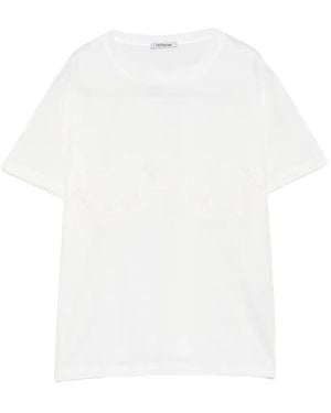 Parlor T-Shirt Con Applicazione - Bianco