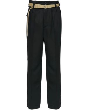 Maison Margiela ウールパンツ - ブラック
