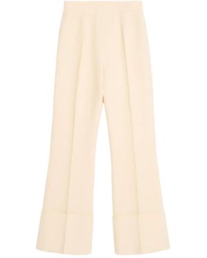Valentino Garavani Crepe Couture Trousers - Natural