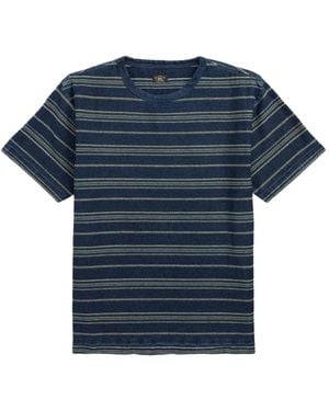 RRL Striped T-Shirt - Blue