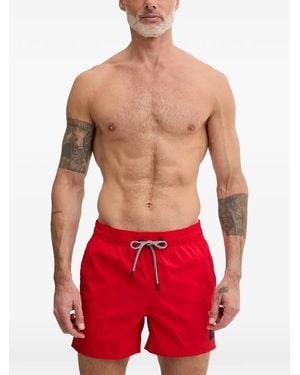 Bogner Fire + Ice Bañador Nelson Con Parche Del Logo - Rojo