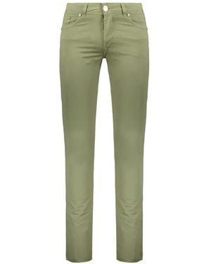 Moorer Straight-Cut Pants - Green