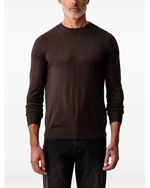 Joop! Pullover Mit Logo-Schild - Schwarz