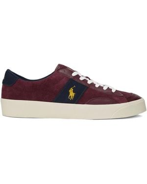 Polo Ralph Lauren Sayer Leather Sneakers - Brown