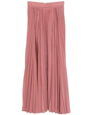 Eleventy Jupe À Design Plissé - Pink