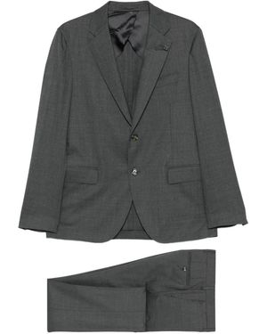 Lardini Pak Met Knoopsluiting - Grijs