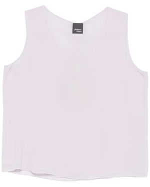 Marina Rinaldi Pmrrapace Scoopneck Top - Pink
