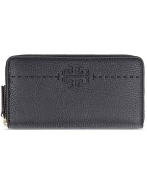 Tory Burch 'McGraw' Portemonnaie - Grau
