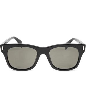 McQueen Square-Frame Sunglasses - Grey