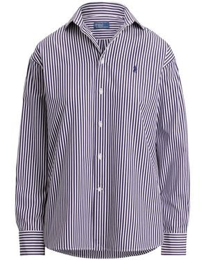 Polo Ralph Lauren Striped Cotton Shirt - Purple