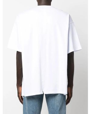 Incotex Logo-print Cotton T-shirt - White