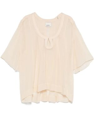 Isabel Marant Silk Blouse - Natural
