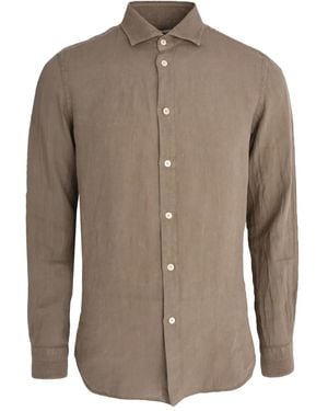 Boglioli Long-Sleeve Shirt - Brown