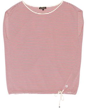 Loro Piana Striped Silk Vest - Pink