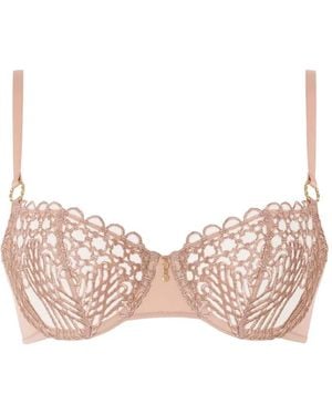 Aubade Eloge Du Desir Embroidered Bra - Pink