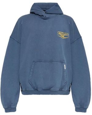 Represent Graphic Print Hoodie - Blue
