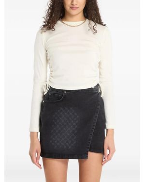 AllSaints Sonny Ruched T-Shirt - White