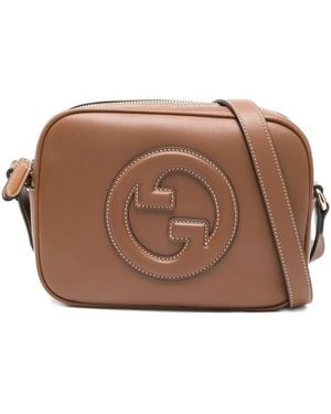 Gucci Blondie Cross Body Bag - Brown