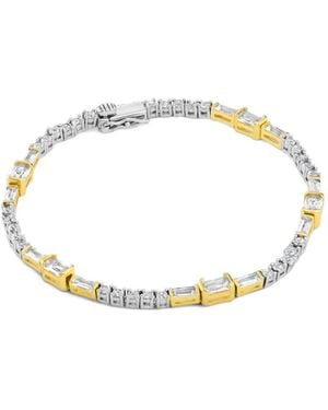 V Jewellery Verity Two-Toned Tennis Bracelet - Metallic