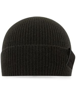 Tom Ford Ribbed-Knit Cashmere Beanie - Black