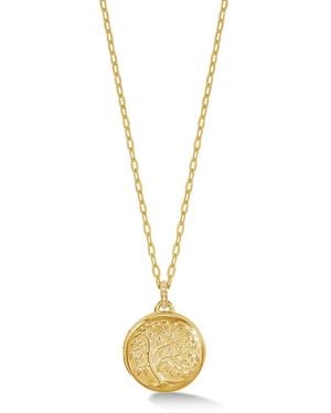 Dower & Hall Tree Of Life Talisman Necklace - Metallic