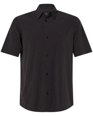 ARMANI EXCHANGE Camisa De Manga Corta - Negro