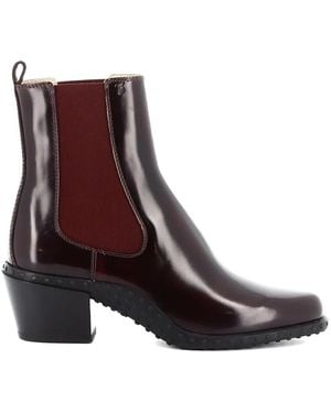 Tod's Pull-Tab Boots - Brown