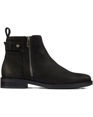 Clarks Memi "Black" Stiefel - Schwarz