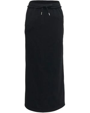 Rest&Recreation Drawstring-Waist Maxi Skirt - Black