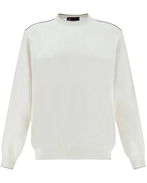 Paul & Shark Crew-Neck Jumper - White