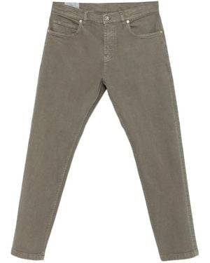 Eleventy Five-Pocket Trousers - Grey