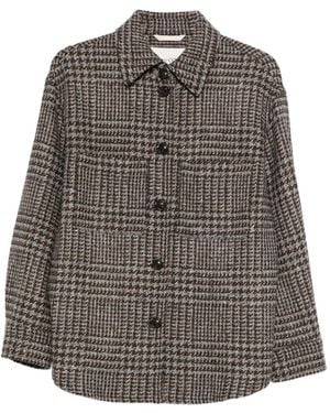 Marc O' Polo Checked Overshirt - Grey