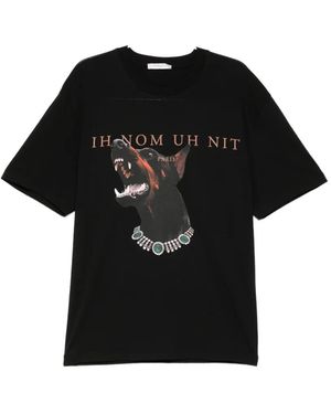 ih nom uh nit Graphic-Print T-Shirt - Black