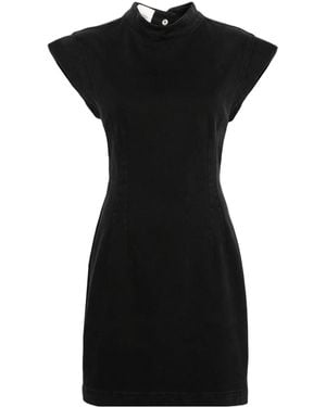 Isabel Marant Stretch Cotton Blend Dress - Black
