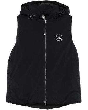 adidas By Stella McCartney Gilet Con Zip - Nero