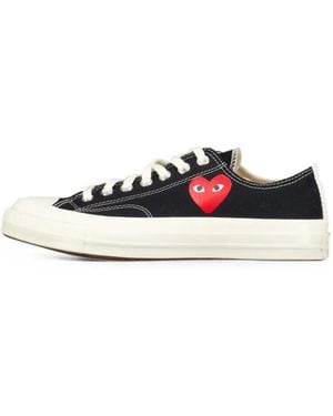 COMME DES GARÇONS PLAY Chuck 70 Heart-Print Trainers - White