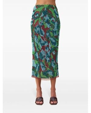 Cult Gaia Lyra Skirt - Green