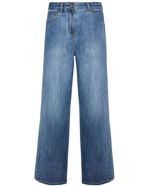Elena Miro Five-Pockets Denim Jeans - Blue