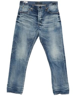 Mastercraft Union Bowie Jeans Mit Knopfleiste - Blau