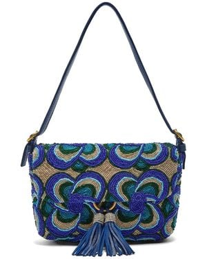 Maliparmi Mouline Schultertasche - Blau