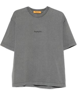 Replay Logo-Print T-Shirt - Gray