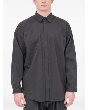 Jan Jan Van Essche Chemise À Boutonnière Dissimulée - Gris