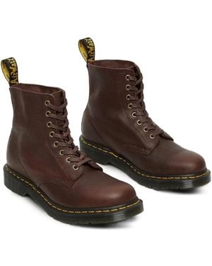 Dr. Martens 1460 Ambassador Leather Lace-Up Boots - Brown