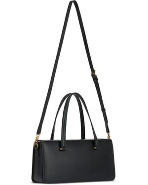POTAMY Medium Elongated Tote Bag - Black