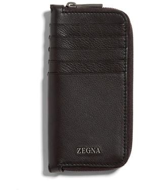 ZEGNA Cartera Secondskin - Negro