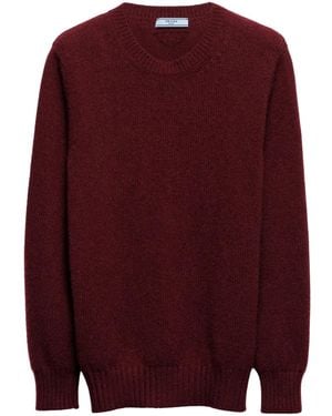 Prada Kaschmirpullover Mit Rollkragen - Rot